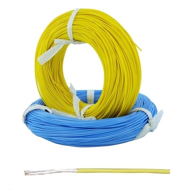 chất lượng  Yellow Color PTFE Insulated Wires 8 12 18 20 26 28 30 Awg PTFE Wire Nhà máy