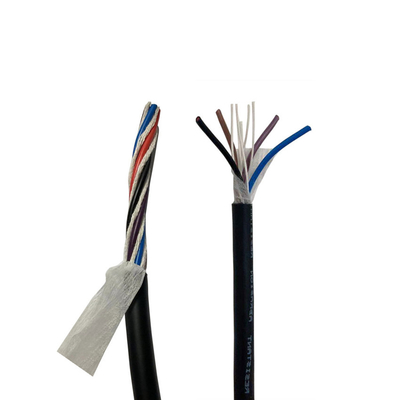chất lượng  24 Awg PUR Cables PUR 4 Core Electrical Cable Heat Resistant PVC Insulation Nhà máy