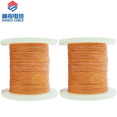 Silver Plated Copper PTFE Insulated Wire with 0.05-3mm2 Cross Section 600V Rated Voltage and -60℃~+250℃ Working Temperature