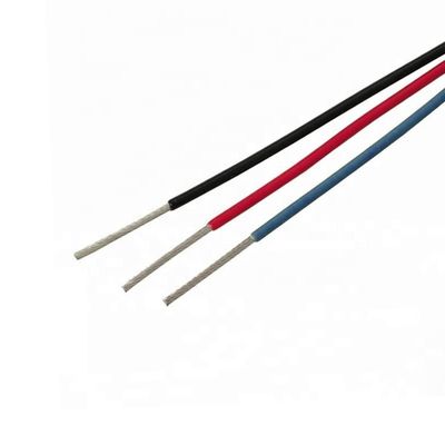 Dây gia nhiệt PFA đồng mạ bạc 19 sợi với điện áp định mức AC600V và nhiều kích cỡ AWG