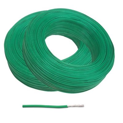 Dây đồng mạ bạc bện 24awg 19/36 cách điện PFA với khả năng kháng hóa chất và 9 màu