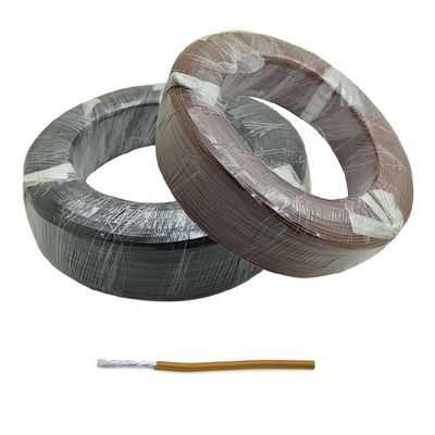 Dây đồng mạ bạc bện 24awg 19/36 cách điện PFA với khả năng kháng hóa chất và 9 màu