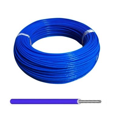 Dây đồng mạ bạc bện 24awg 19/36 cách điện PFA với khả năng kháng hóa chất và 9 màu