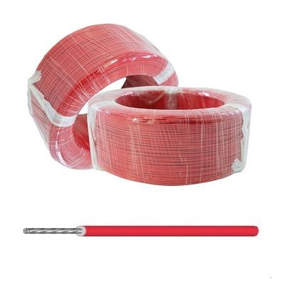 Dây đồng mạ bạc bện 24awg 19/36 cách điện PFA với khả năng kháng hóa chất và 9 màu