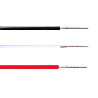 Corrosion Resistant Oil Resistant Strong Acid Resistant FEP Insulated Wire Silver Plated Copper Cable