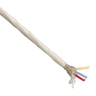 4 Cores Fluoroplastic Shielded Cable Silver Plated Braided FEP PFA PTFE Insulated Wire